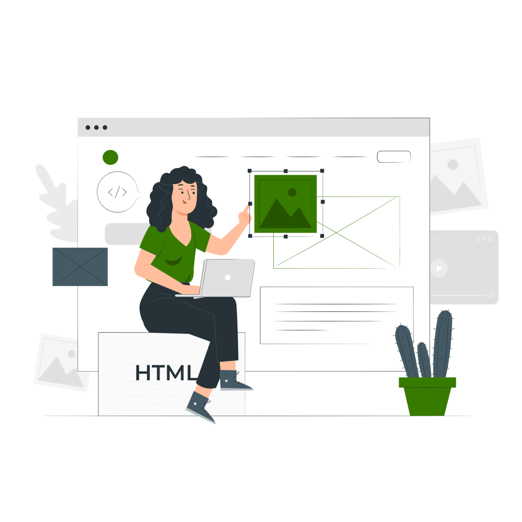illustration conception site web